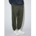 Men Pure Drawstring Loose Jogging Sweatpants