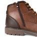 Men Retro British Style High  top Slip Resistant Side  zip Martin Boots