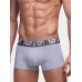 4Pcs Mens Antibacterial Breathable Boxers Ice Silk Logo Waistband Underwears With Pouch