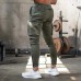 Men’s Fitness Pants Outdoor Running Gym Quick Dry Sports Pants Camouflage Work Pants Sports Training Pants