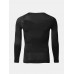 Mens Abdomen Control Skinny Shapewear Long Sleeve Sports Bodybuilding Undershirts