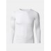 Mens Abdomen Control Skinny Shapewear Long Sleeve Sports Bodybuilding Undershirts