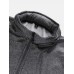 Mens Patchwork Zipper Sports Two  Piece Outfits With Removable Hood