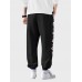 Men Cherry Blossom Sweatpants Elastic Waist Ankle Length Pants