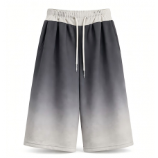 Men's light gray gradient shorts