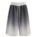 Men's light gray gradient shorts