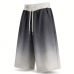 Men's light gray gradient shorts